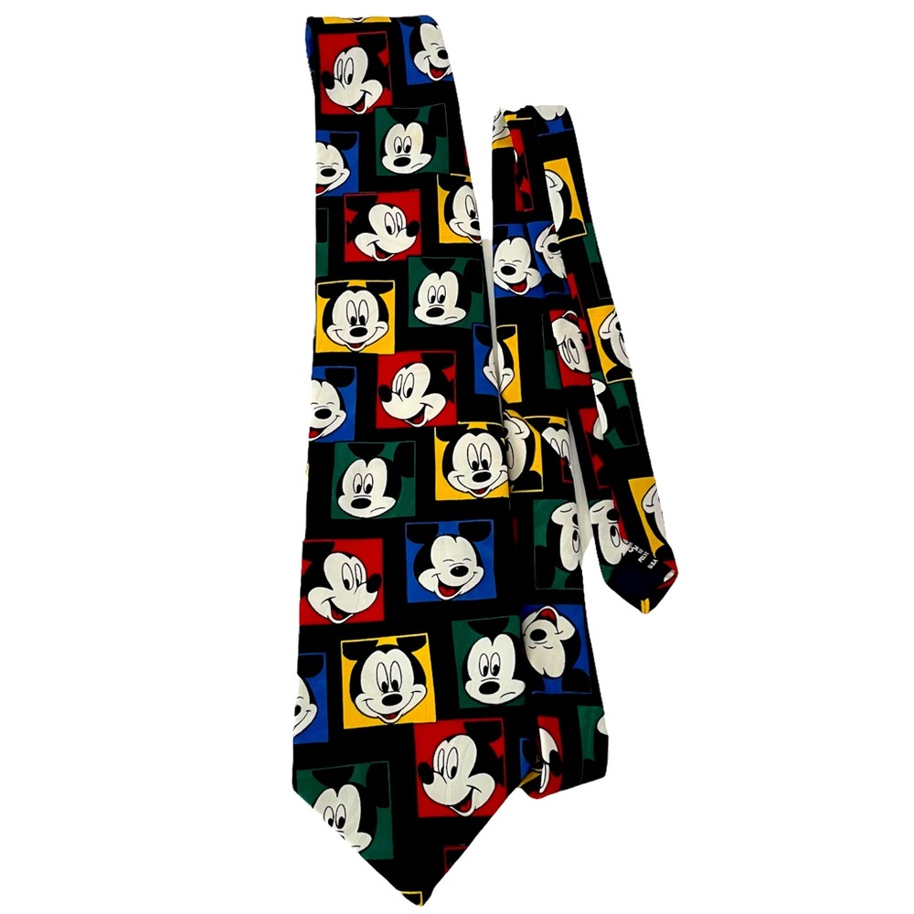 Mickey Unlimited Vintage Disney Tie Many Faces of Mickey Mouse